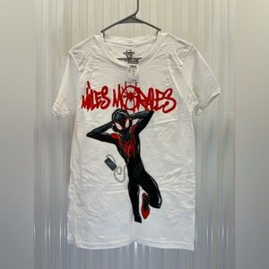 Rue21‎ Miles Morales Men’s T-Shirt - White and Red
